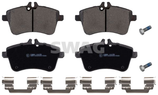 Brake Pad Set, disc brake SWAG 10 91 6529