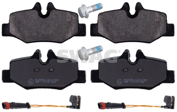 Brake Pad Set, disc brake SWAG 10 91 6535