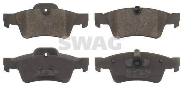 Brake Pad Set, disc brake SWAG 10 91 6615