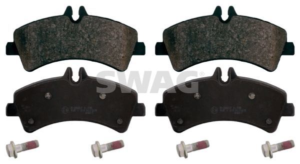 Brake Pad Set, disc brake SWAG 10 91 6709