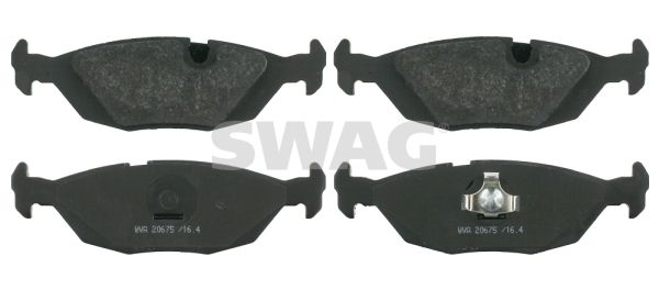 Brake Pad Set, disc brake SWAG 20 91 6141