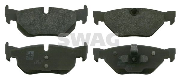 Brake Pad Set, disc brake SWAG 20 91 6533