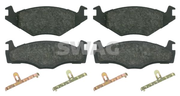 Brake Pad Set, disc brake SWAG 30 91 6012