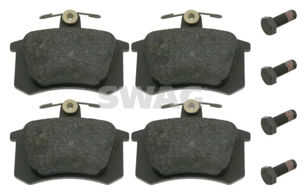 Brake Pad Set, disc brake SWAG 30 91 6144