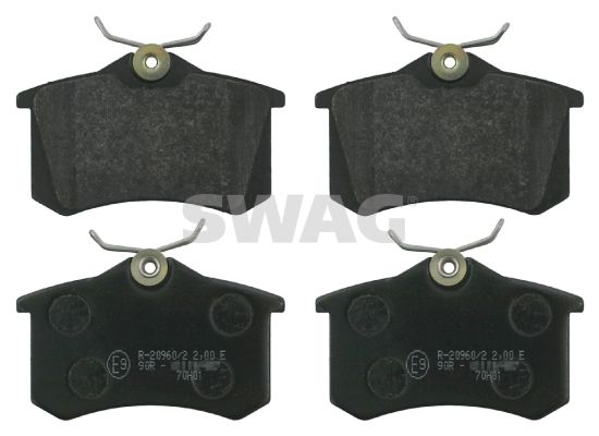 Brake Pad Set, disc brake SWAG 30 91 6146