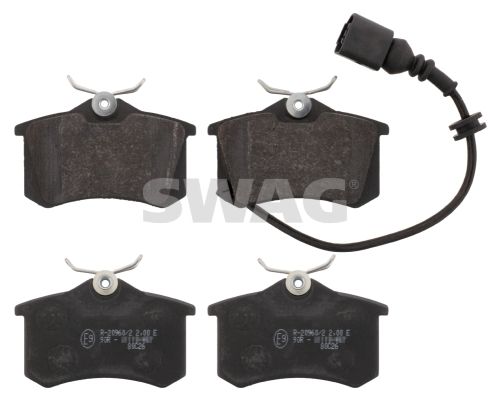 Brake Pad Set, disc brake SWAG 30 91 6639