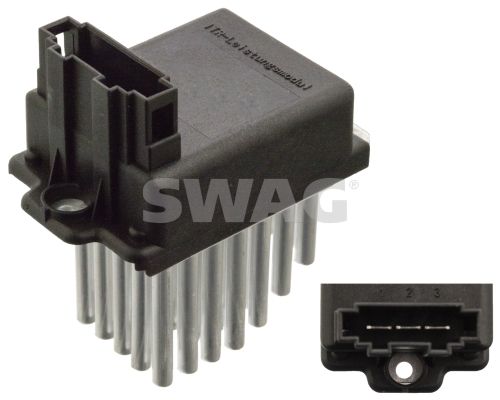 Control Unit, air conditioning SWAG 30 93 0601