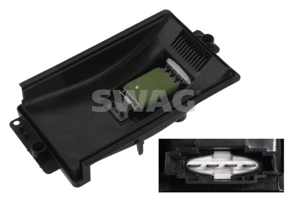 Resistor, interior blower SWAG 30 93 3154