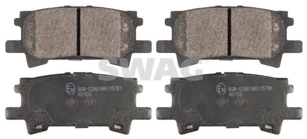 Brake Pad Set, disc brake SWAG 33 10 5442