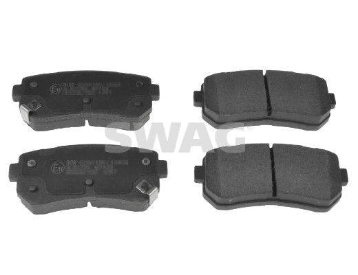 Brake Pad Set, disc brake SWAG 33 10 6421