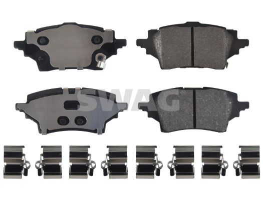 Brake Pad Set, disc brake SWAG 33 10 6652