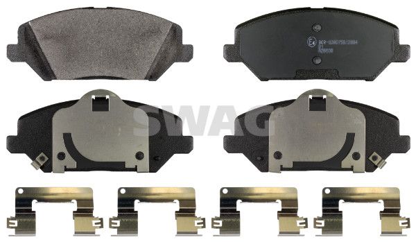 Brake Pad Set, disc brake SWAG 33 10 7187