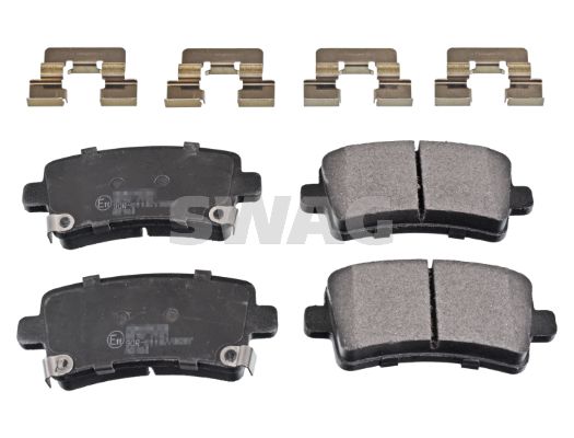 Brake Pad Set, disc brake SWAG 40 11 6147