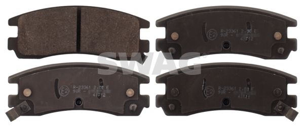 Brake Pad Set, disc brake SWAG 40 11 6154