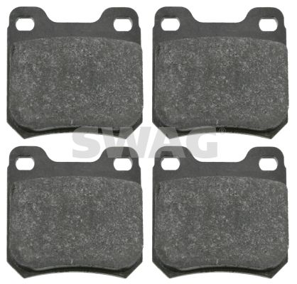 Brake Pad Set, disc brake SWAG 40 91 6155