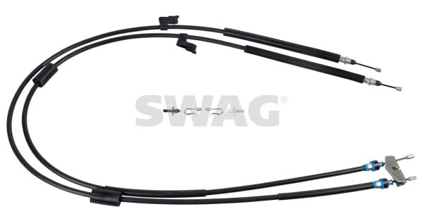 Cable Pull, parking brake SWAG 50 10 1801