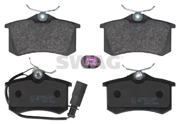 Brake Pad Set, disc brake SWAG 50 91 6394