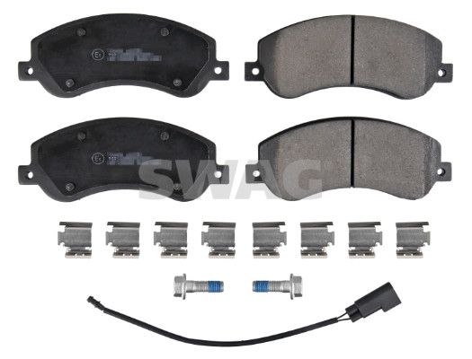 Brake Pad Set, disc brake SWAG 50 91 6637