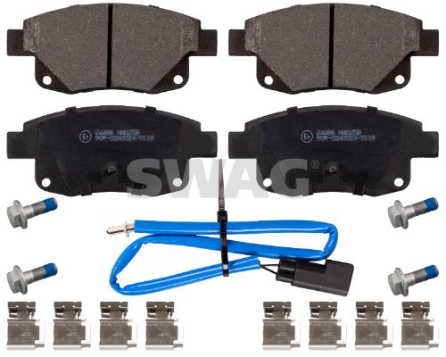 Brake Pad Set, disc brake SWAG 50 91 6701