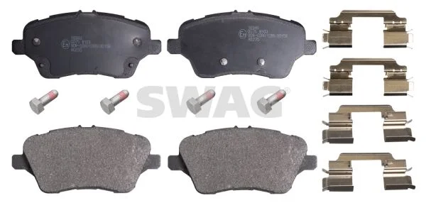 Stabdžių trinkelių rinkinys, diskinis stabdys SWAG 50 91 6940