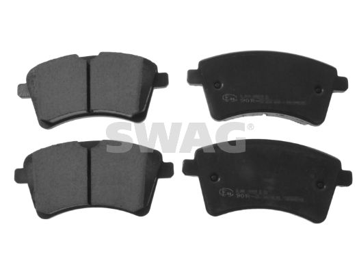 Brake Pad Set, disc brake SWAG 60 11 6184