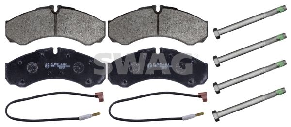 Stabdžių trinkelių rinkinys, diskinis stabdys SWAG 60 11 6193