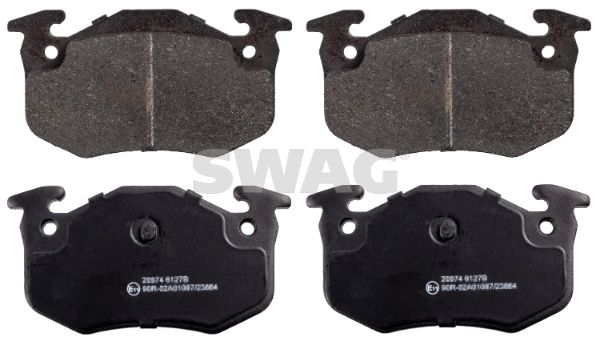 Brake Pad Set, disc brake SWAG 60 91 6189