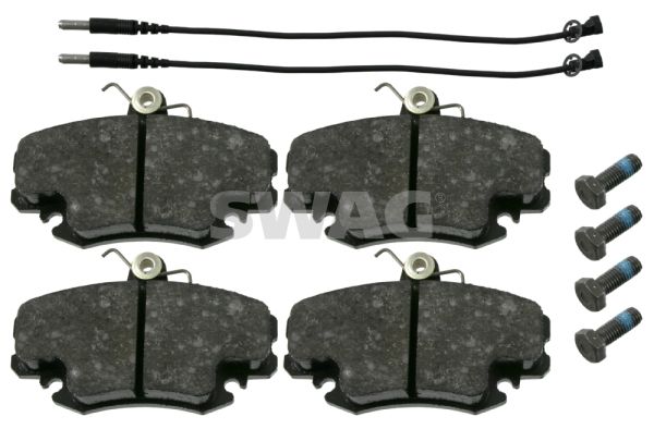 Brake Pad Set, disc brake SWAG 60 91 6191