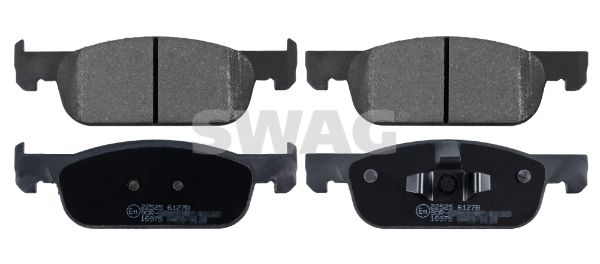 Brake Pad Set, disc brake SWAG 60 91 6975