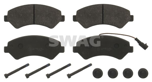 Brake Pad Set, disc brake SWAG 62 91 6840