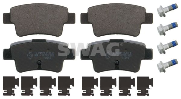 Brake Pad Set, disc brake SWAG 70 91 6880