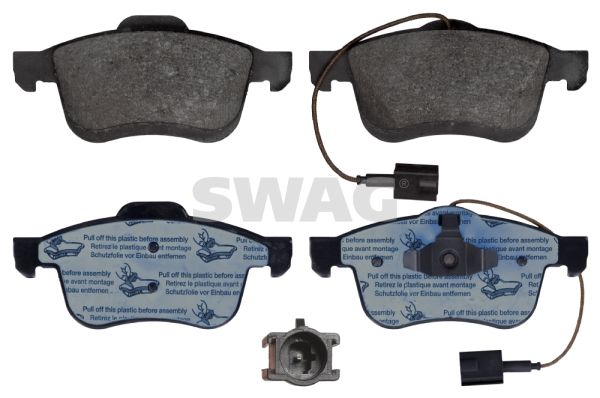 Brake Pad Set, disc brake SWAG 72 11 6104