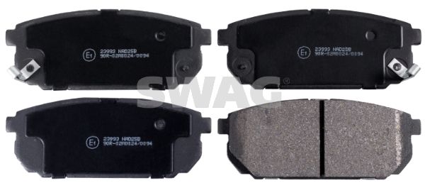 Brake Pad Set, disc brake SWAG 91 91 6524