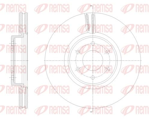 Brake Disc REMSA 62136.10