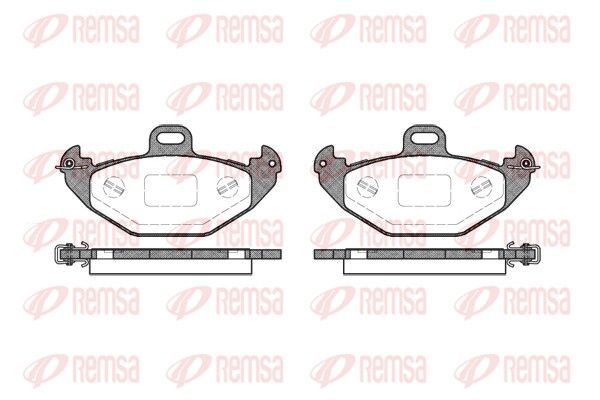 Brake Pad Set, disc brake REMSA 0686.00