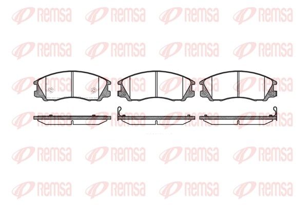 Brake Pad Set, disc brake REMSA 0771.32