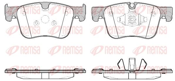 Brake Pad Set, disc brake REMSA 1560.10