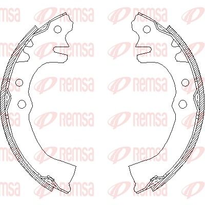 Brake Shoe REMSA 4155.00