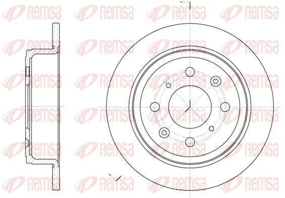 Brake Disc REMSA 6083.00