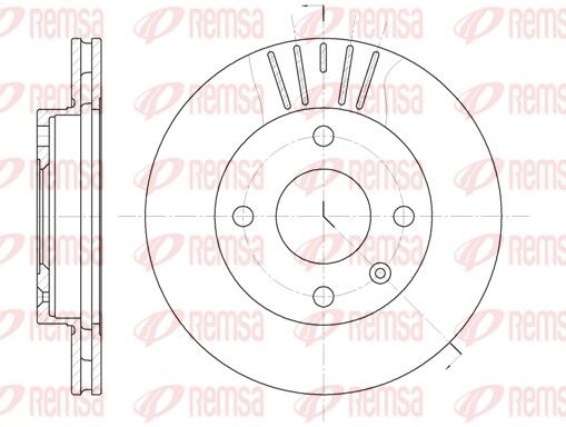 Brake Disc REMSA 6096.10