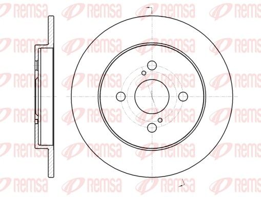 Brake Disc REMSA 61004.00