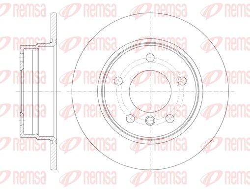 Stabdžių diskas REMSA 61013.00