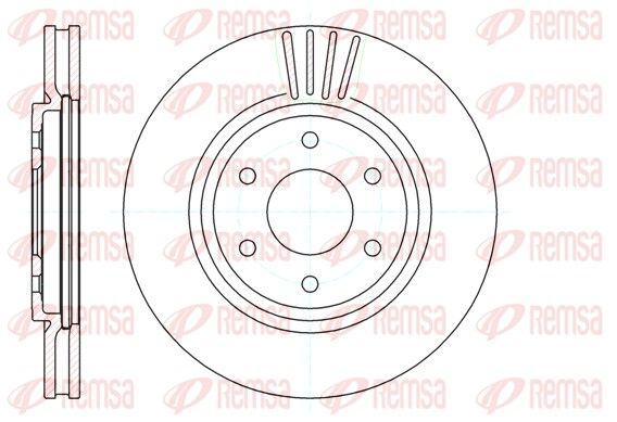 Brake Disc REMSA 61037.10