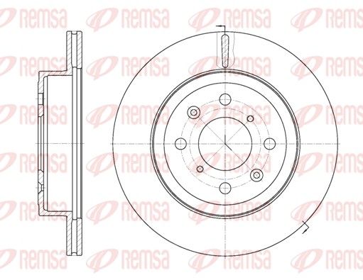 Brake Disc REMSA 61038.10