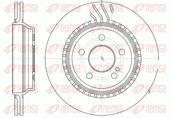 Brake Disc REMSA 61072.10