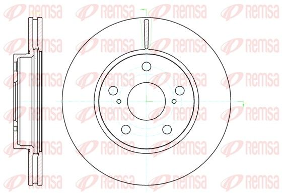 Brake Disc REMSA 61122.10