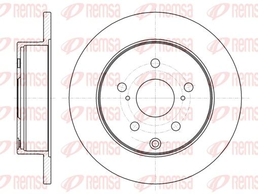 Stabdžių diskas REMSA 61188.00