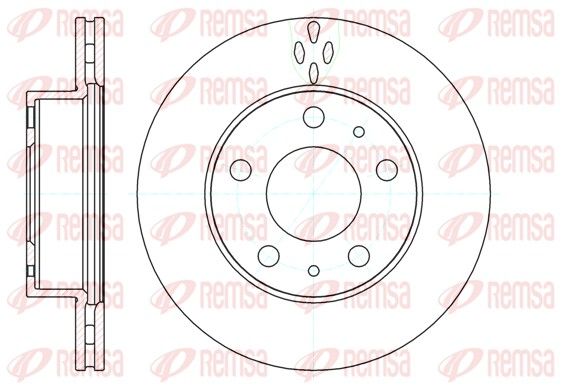 Brake Disc REMSA 61204.10