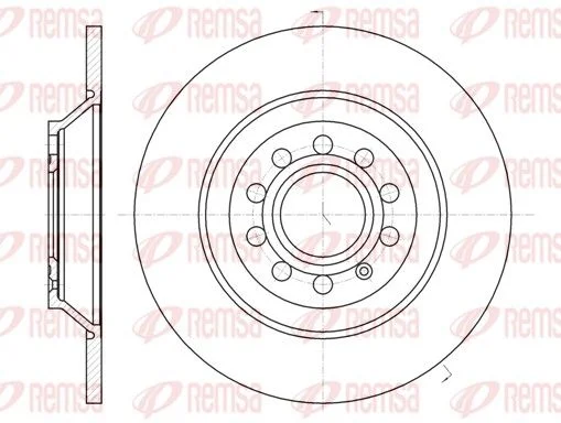 Brake Disc REMSA 61207.00