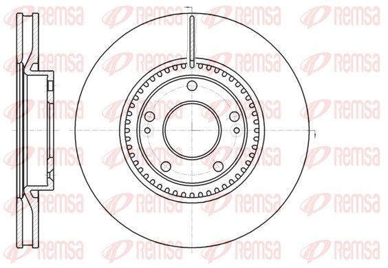 Brake Disc REMSA 61217.10